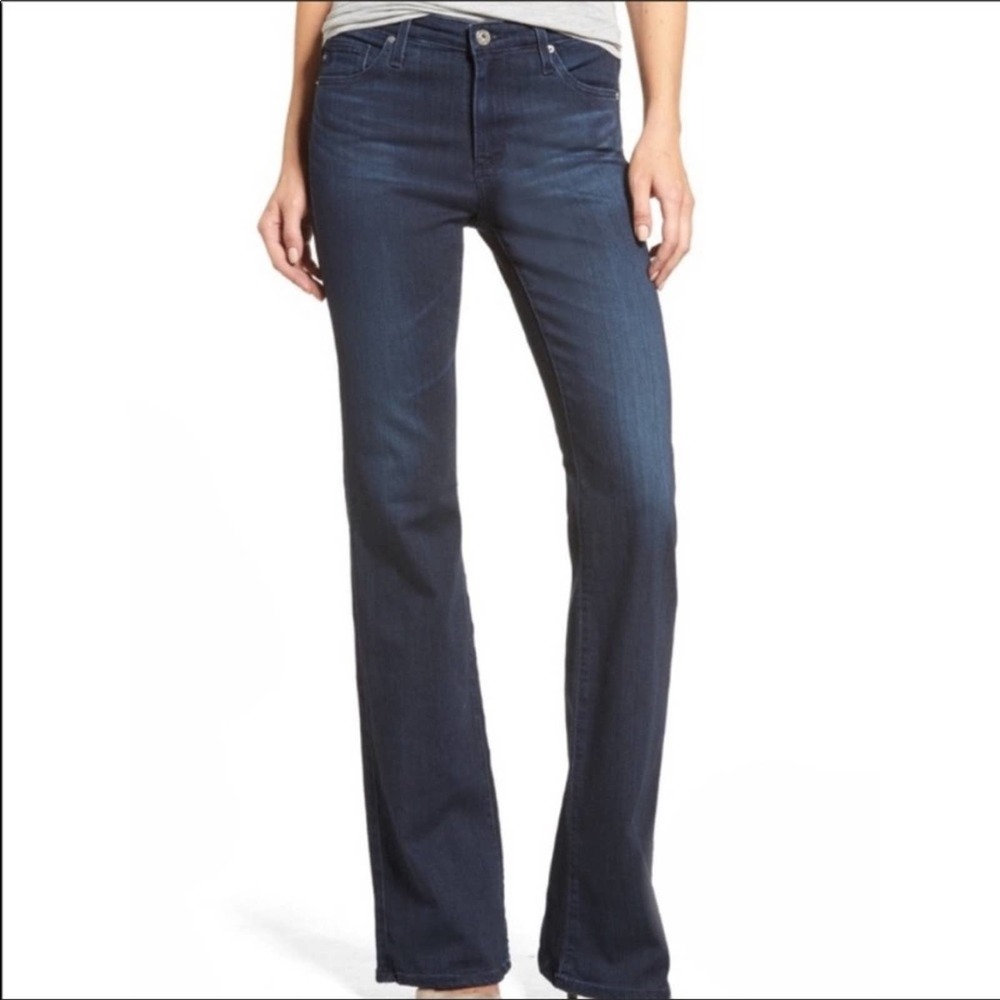 Y2K AG Adriano Goldschmied The Angel Dark Wash Low Rise Bootcut Jean